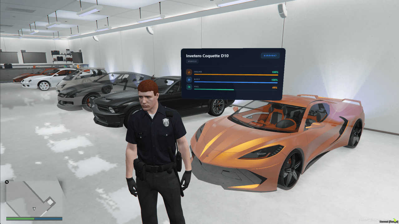 3D Underground Vehicle Showroom